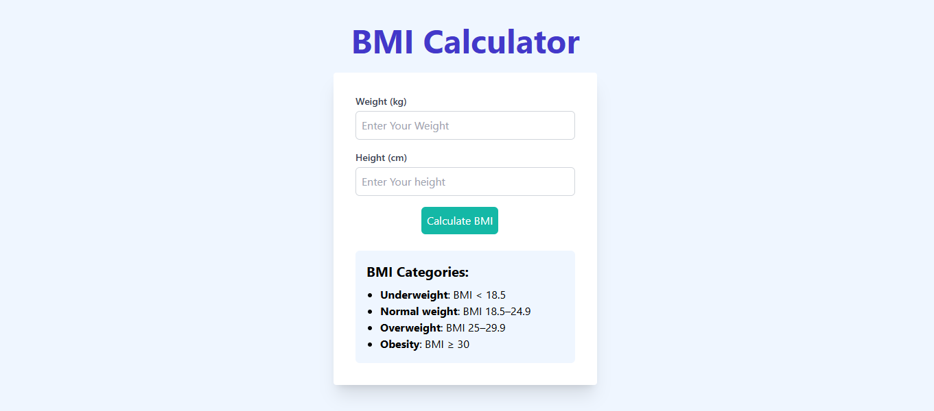 BMI Calculator